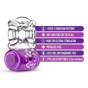 Vibrating Penis Ring Purple