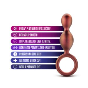 Anal Adv Matrix Duo Loop Plug Copper