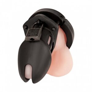 Silicone Chastity Cage Black