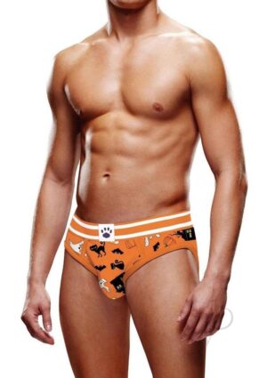 Sexy Clothing For Men Orange White - Xs