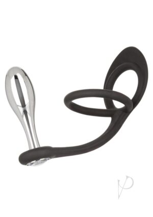 Penis Ring with Teardrop Butt Plug