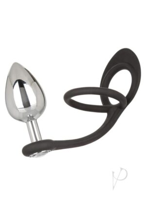 Penis Ring with Xl Teardrop Butt Plug