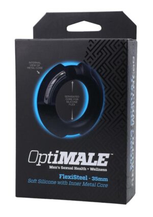 Optimale Flexisteel Cockring 35mm Black