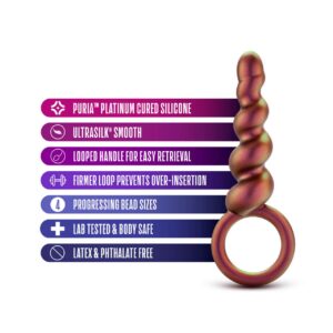 Anal Adv Matrix Spiral Loop Plug Copper