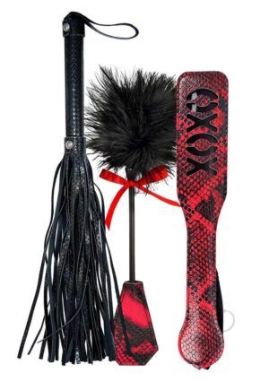 Sex Whip, Feather Tickle, and Spanking Paddle