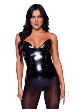 Body-Forming Sexy Teddy And Bodysuit Black - Large