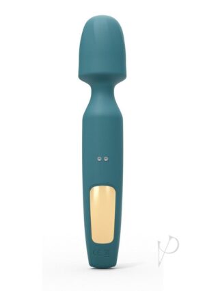 Wand Vibrator With Two Interchangeable Heads – Teal Me