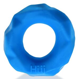 Soft Stretch and Grip Men Non-Vibrating Penis Ring Teal Ice