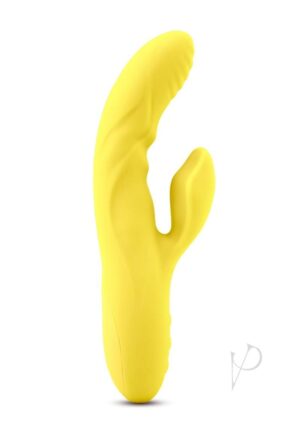 Rechargeable Rabbit Vibrator With XLR8 Turbo Boost Yellow