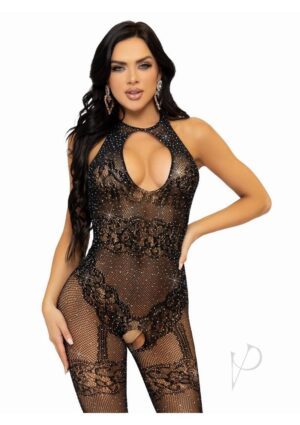 Sexy Teddy Lingerie See-Through OS Black