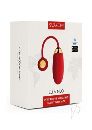 Svakom Ella Neo Rechargeable Discreet Great For Travel App Controlled Bullet Vibrator