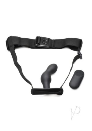 Prostate Massager And Fully Adjustable Strap On Harness