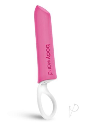 Rechargeable Silicone Lipstick Finger Sling Vibrator – Pink