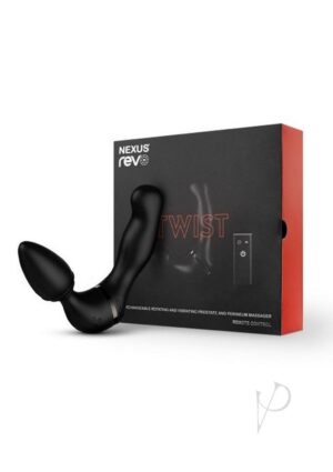 Nexus Revo Twist 8-function Rechargeable Silicone Vibrator Rotating Prostate Massager