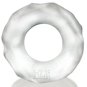 Silicone Soft Stretch and Grip Men Non-Vibrating Penis Ring Clear Ice