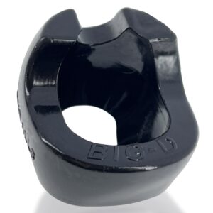 Thick Super Soft Rubbery Non-Vibrating Penis Ring - Black