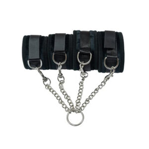 Bondage Gear Metal Chains Hog-Tie Sex Restraint