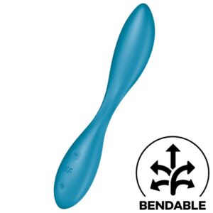 Flexible Shape Women Multi G-spot Vibrator – Blue