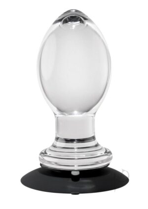 Elegant Tapered Egg Butt Plug With 2-sided Suction Cup