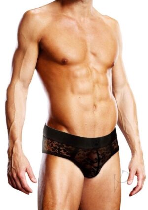 Erotic Playful Underwear Cheeky Back Brief Male Lingerie Small