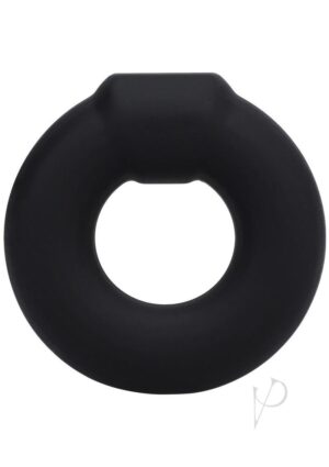 Glow-in-the-Dark Silicone Non-Vibrating Penis Ring Black