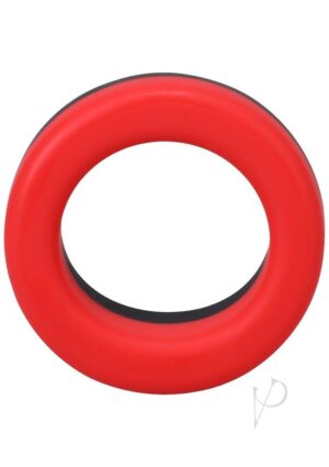 Durable Beginner Friendly Non-Vibrating Penis Ring Red