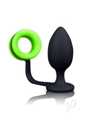 Silicone Butt Plug With Non-Vibrating Penis Ring