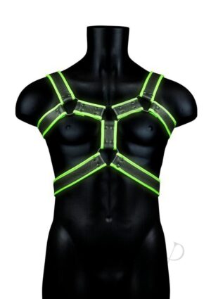 Adjustable Leather Body Harness For Men L/xl