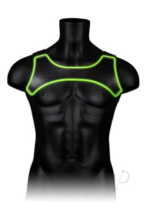 Leather Neoprene Body Chest Harness For Men L/xl