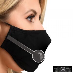 Adjustable Straps Under Cover Ball Gag Face Mask