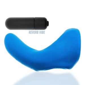 Silicone Vibrating Penis and Ball Toys Teal Ice