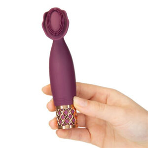 Mini Vibrating Wand Massager Clitoral Vibrator - Wine