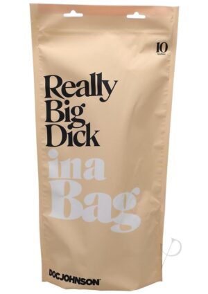 In A Bag Really Big Dick 10in Clear