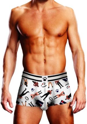 BDSM Leather Boxer Shorts Swimwear Trunks Underwear Small