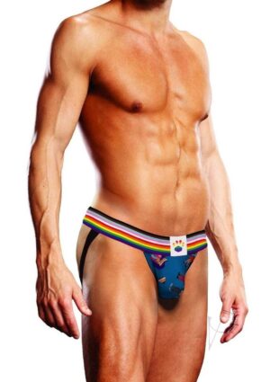 Pixel Art Gay Pride Collection Jock Strap Underwear 2XL