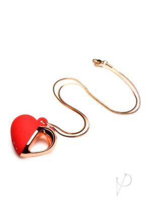 Waterproof Heart Necklace Clitoral Vibrator