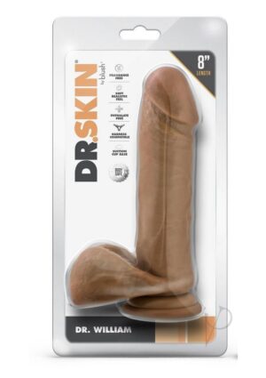 Dr Skin Dr William 8 Dildo Balls Tan