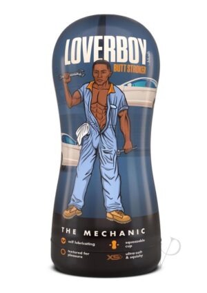 Loverboy Mechanic Lube Stroker Brown