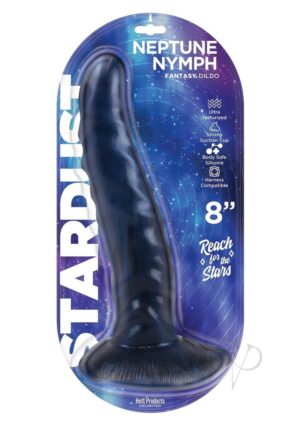 8-inch Strap-on Compatible Suction Cup Dildo Purple