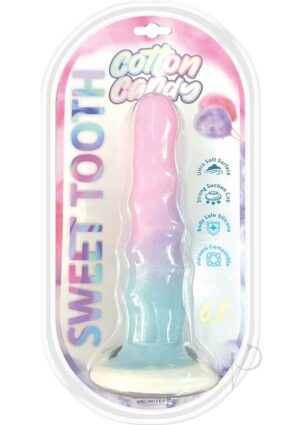 Silicone Dildo With Strong Suction Cup Cotton Candy