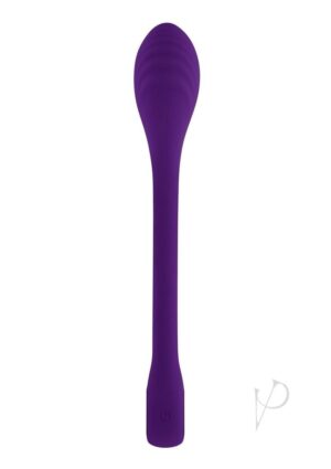 Posable Silicone G-spot Vibrator - Acai