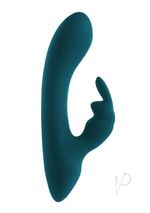 Dual Stimulation Rabbit Vibrator - Deep Teal