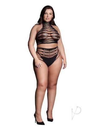 Two-Piece Sexy Women Lingerie Set Plus Size