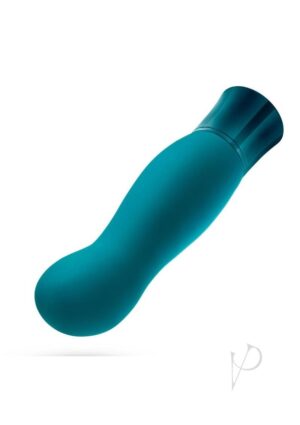 Function Silicone Rechargeable Vibrator - Blue Topaz