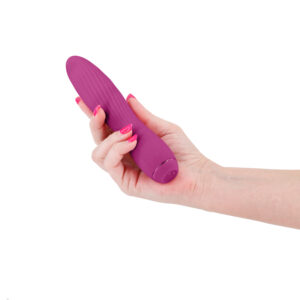 Silicone Rechargeable G Spot Vibrator Magenta