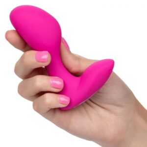 Vibrating Silicone Remote G Spot Vibrator Arouser Pink