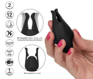 Nipply Play Rechargeable Nipplettes Blk