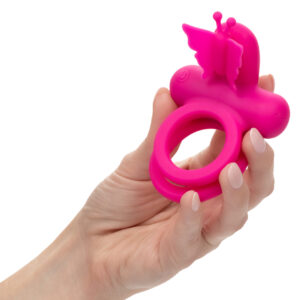 Dual Butterfly Vibrating Penis Ring