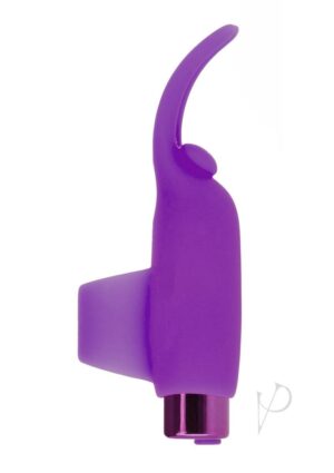 Rechargeable Discreet Oral Sex Finger Vibrator Purple