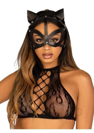 Cosplay Cat Mask Sexy Clothing and Accessory Os Blk